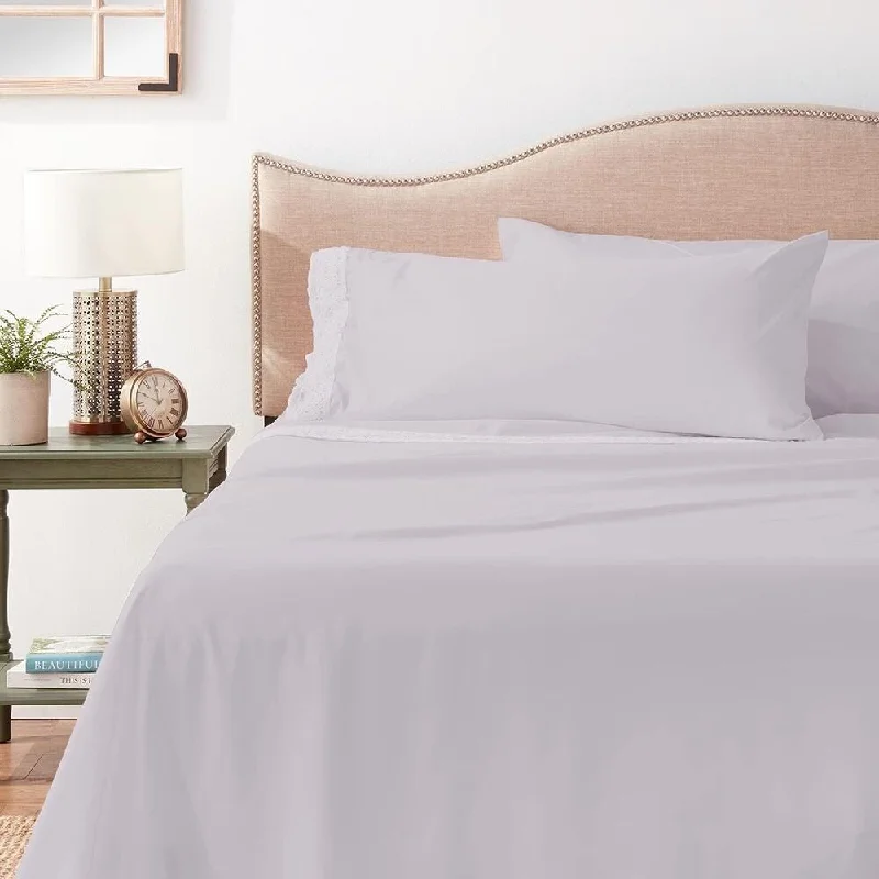Rayon from bamboo blankets for a silky and breathable feelChenille blankets with a thick and fuzzy textureKing Size Modern Threads Soft Microfiber Bed Sheets White Rayon from bamboo blankets for a silky and breathable feelChenille blankets with a thick and fuzzy textureKing Size Modern Threads Soft Microfiber Bed Sheets White