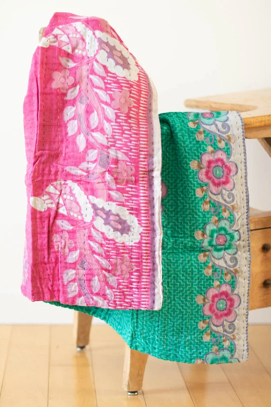 Microfiber blankets that are durable and easy to care forKing - size blankets to cover large beds comfortablyLittle No. 8 Kantha Baby Blanket Microfiber blankets that are durable and easy to care forKing - size blankets to cover large beds comfortablyLittle No. 8 Kantha Baby Blanket