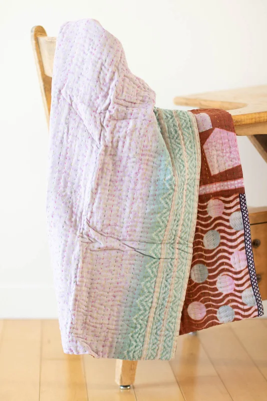 Mohair blankets with a unique sheen and softnessQueen - size blankets for standard - sized bedsLovely No. 4 Kantha Baby Blanket Mohair blankets with a unique sheen and softnessQueen - size blankets for standard - sized bedsLovely No. 4 Kantha Baby Blanket