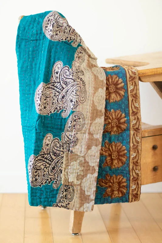 Cashmere blankets for ultimate softness and luxuryChenille blankets with a thick and fuzzy textureLovely No. 9 Kantha Baby Blanket Cashmere blankets for ultimate softness and luxuryChenille blankets with a thick and fuzzy textureLovely No. 9 Kantha Baby Blanket