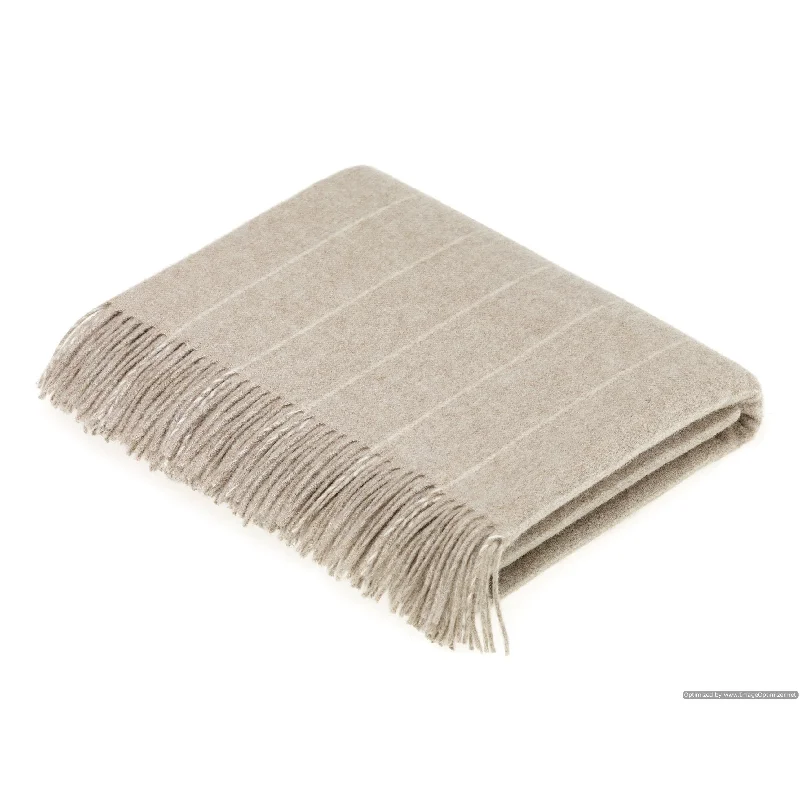Mohair blankets with a unique sheen and softnessRayon from bamboo blankets for a silky and breathable feelMerino Lambswool Pinstripe Beige Throw Blanket Mohair blankets with a unique sheen and softnessRayon from bamboo blankets for a silky and breathable feelMerino Lambswool Pinstripe Beige Throw Blanket