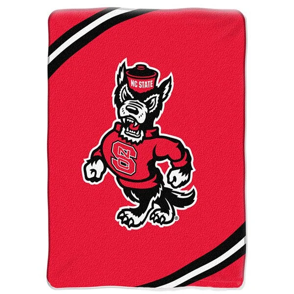 Recycled polyester blankets for an eco - conscious optionQueen - size blankets for standard - sized bedsNCAA North Carolina State University Wolfpack Raschel Force Throw Recycled polyester blankets for an eco - conscious optionQueen - size blankets for standard - sized bedsNCAA North Carolina State University Wolfpack Raschel Force Throw