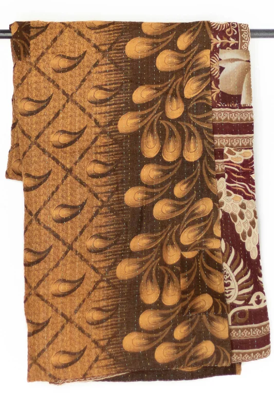Queen - size blankets for standard - sized bedsSynthetic fiber blend blankets for a budget - friendly choiceNoble No. 4 Kantha Large Throw Queen - size blankets for standard - sized bedsSynthetic fiber blend blankets for a budget - friendly choiceNoble No. 4 Kantha Large Throw