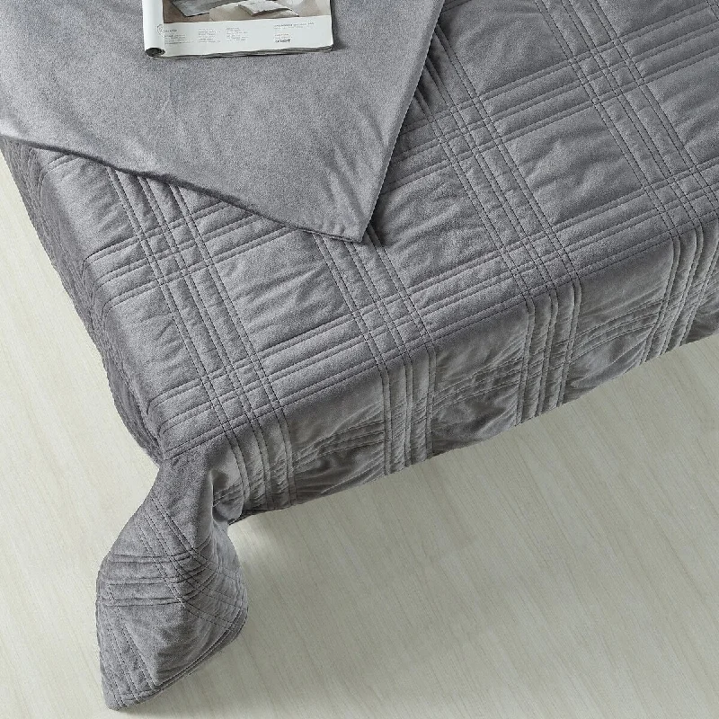 Linen blankets with a rustic and textured lookKing - size blankets to cover large beds comfortablyOnia Weighted Premium Quality Blanket with Quilted Cover Linen blankets with a rustic and textured lookKing - size blankets to cover large beds comfortablyOnia Weighted Premium Quality Blanket with Quilted Cover