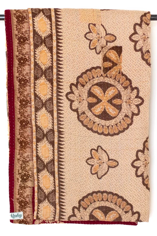 Synthetic fiber blend blankets for a budget - friendly choiceWool blankets with natural warmth and insulationOptimist No. 3 Kantha Large Throw Synthetic fiber blend blankets for a budget - friendly choiceWool blankets with natural warmth and insulationOptimist No. 3 Kantha Large Throw