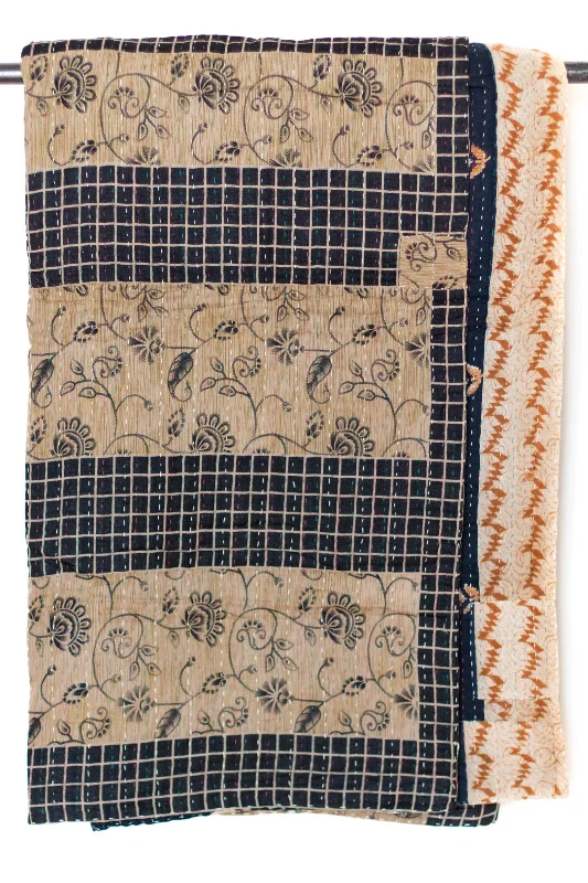 Chenille blankets with a thick and fuzzy textureWool blankets with natural warmth and insulationOptimist No. 5 Kantha Large Throw