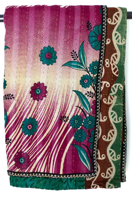 Mohair blankets with a unique sheen and softnessQueen - size blankets for standard - sized bedsPartake Kantha Throw Mohair blankets with a unique sheen and softnessQueen - size blankets for standard - sized bedsPartake Kantha Throw