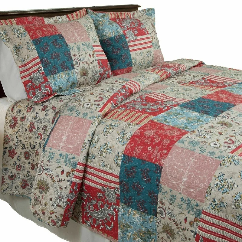 Cotton blankets for breathability and a lightweight feelRecycled polyester blankets for an eco - conscious optionPatchwork Paisley Flowers Quilted Blanket Bedspread Twin Cotton blankets for breathability and a lightweight feelRecycled polyester blankets for an eco - conscious optionPatchwork Paisley Flowers Quilted Blanket Bedspread Twin