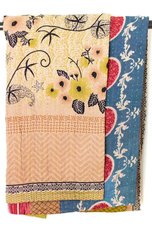 Cashmere blankets for ultimate softness and luxuryKing - size blankets to cover large beds comfortablyPoet Kantha Throw Cashmere blankets for ultimate softness and luxuryKing - size blankets to cover large beds comfortablyPoet Kantha Throw