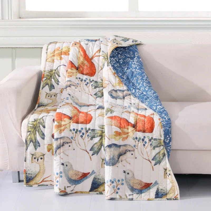 Silk blankets with a smooth and elegant touchWool blankets with natural warmth and insulationPorch & Den Morilon Forest Wildlife Quilted Throw Silk blankets with a smooth and elegant touchWool blankets with natural warmth and insulationPorch & Den Morilon Forest Wildlife Quilted Throw