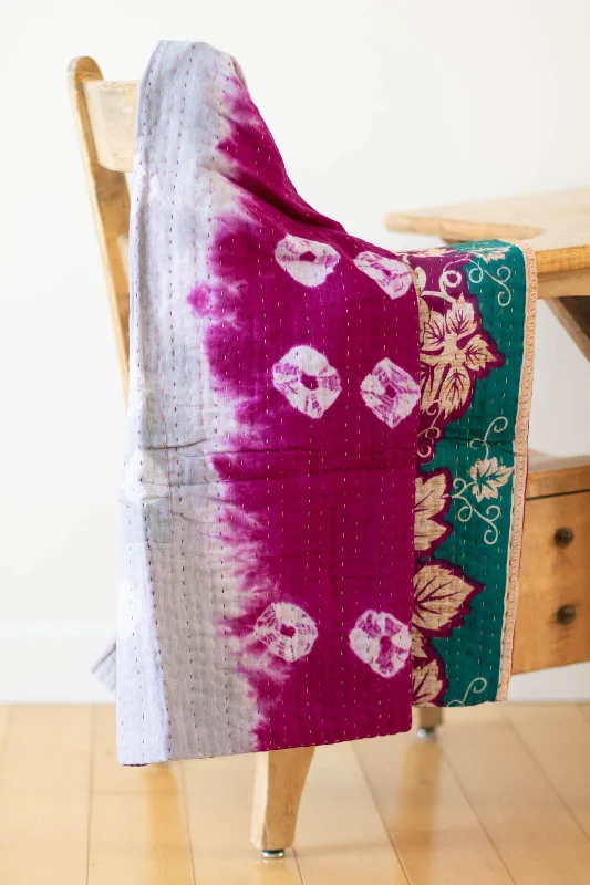 Fleece blankets for a cozy and plush textureCashmere blankets for ultimate softness and luxuryPrecious No. 5 Kantha Baby Blanket