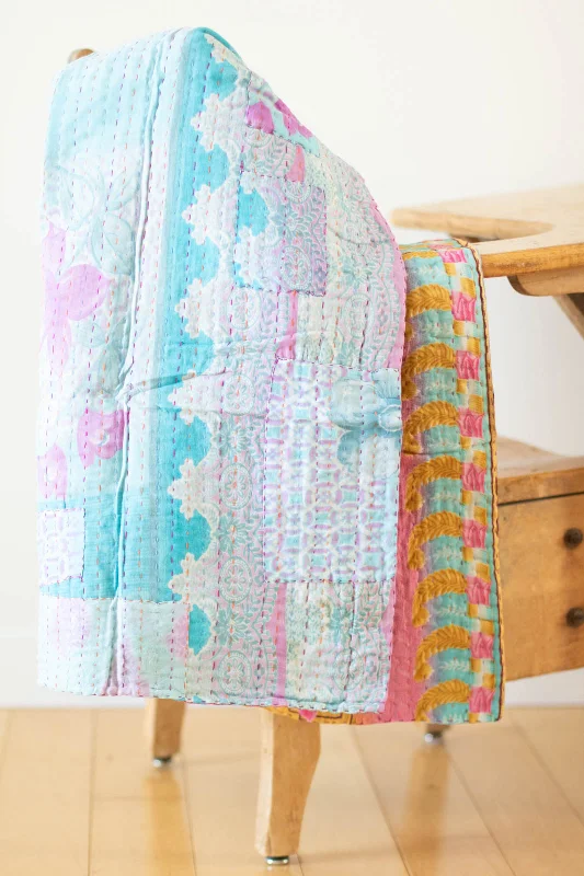 Microfiber blankets that are durable and easy to care forFleece blankets for a cozy and plush texturePrecious No. 8 Kantha Baby Blanket Microfiber blankets that are durable and easy to care forFleece blankets for a cozy and plush texturePrecious No. 8 Kantha Baby Blanket