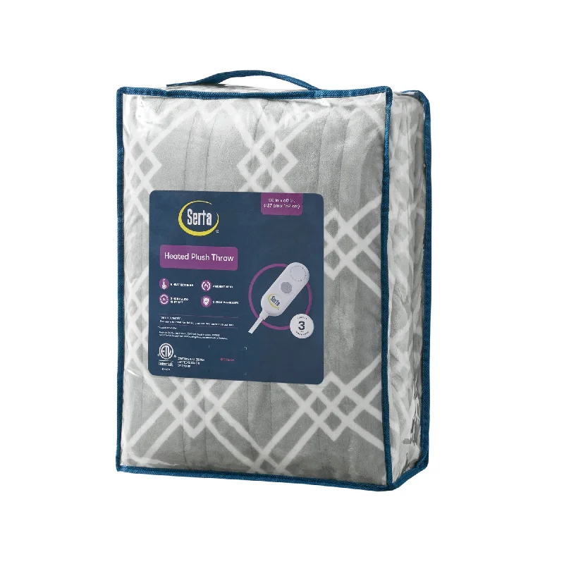 Silk blankets with a smooth and elegant touchLinen blankets with a rustic and textured lookPrinted Plush Heated Throw by Serta Silk blankets with a smooth and elegant touchLinen blankets with a rustic and textured lookPrinted Plush Heated Throw by Serta