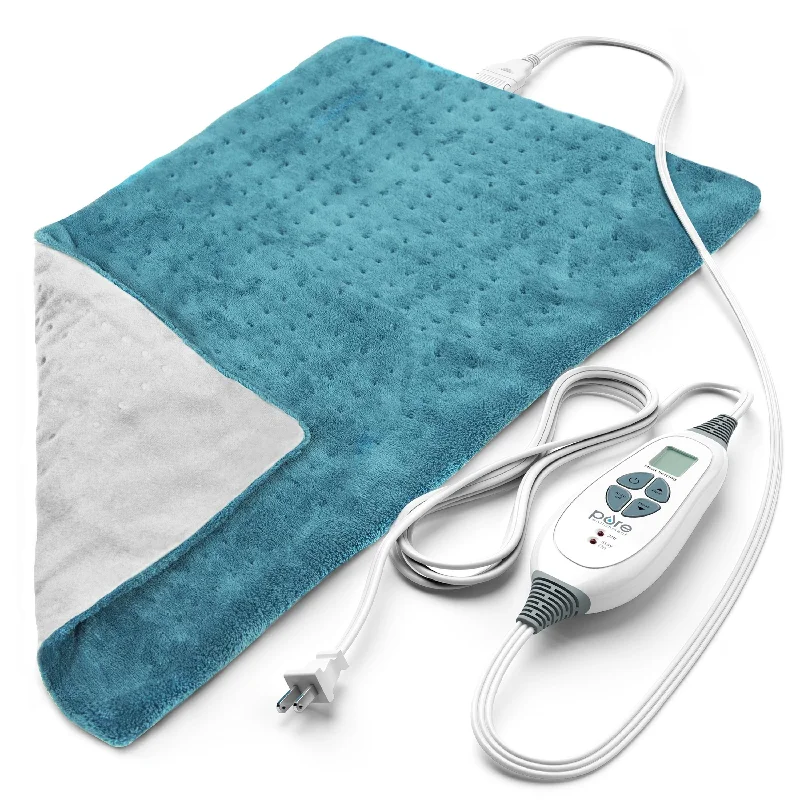 Chenille blankets with a thick and fuzzy textureBamboo fiber blankets with natural antibacterial propertiesPure Enrichment® PureRelief® XL Heating Pad - 12" x 24" - Blue Chenille blankets with a thick and fuzzy textureBamboo fiber blankets with natural antibacterial propertiesPure Enrichment® PureRelief® XL Heating Pad - 12" x 24" - Blue