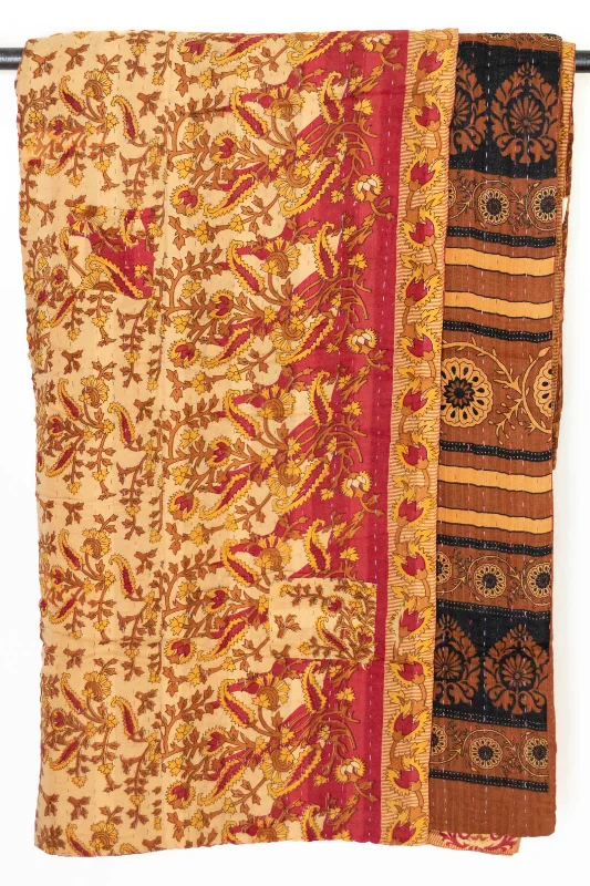 Cotton blankets for breathability and a lightweight feelBamboo fiber blankets with natural antibacterial propertiesSelect No. 7 Kantha Large Throw Cotton blankets for breathability and a lightweight feelBamboo fiber blankets with natural antibacterial propertiesSelect No. 7 Kantha Large Throw