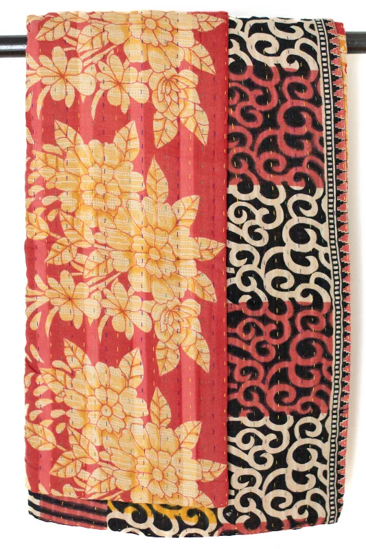 Microfiber blankets that are durable and easy to care forRecycled polyester blankets for an eco - conscious optionSpirited Kantha Throw Microfiber blankets that are durable and easy to care forRecycled polyester blankets for an eco - conscious optionSpirited Kantha Throw