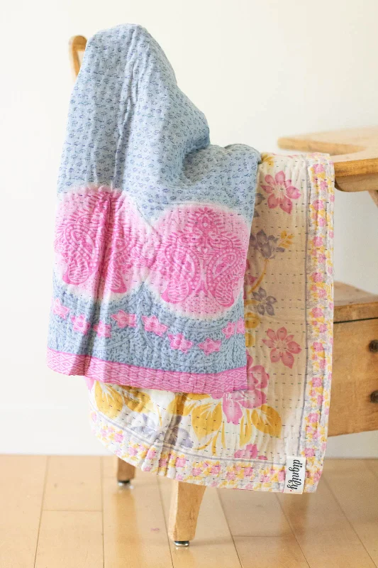 Fleece blankets for a cozy and plush textureCashmere blankets for ultimate softness and luxurySugar No. 5 Kantha Mini Blanket Fleece blankets for a cozy and plush textureCashmere blankets for ultimate softness and luxurySugar No. 5 Kantha Mini Blanket