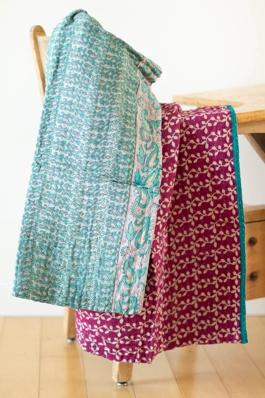 Acrylic blankets for a soft and affordable alternativeSynthetic fiber blend blankets for a budget - friendly choiceSweet No. 2 Kantha Baby Blanket Acrylic blankets for a soft and affordable alternativeSynthetic fiber blend blankets for a budget - friendly choiceSweet No. 2 Kantha Baby Blanket