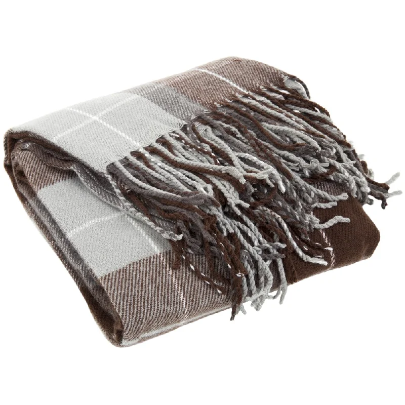 Mohair blankets with a unique sheen and softnessBamboo fiber blankets with natural antibacterial propertiesThrow Blanket - 50x60 Machine-Washable Cashmere-Like Throw by Windsor Home (Brown Plaid) Mohair blankets with a unique sheen and softnessBamboo fiber blankets with natural antibacterial propertiesThrow Blanket - 50x60 Machine-Washable Cashmere-Like Throw by Windsor Home (Brown Plaid)