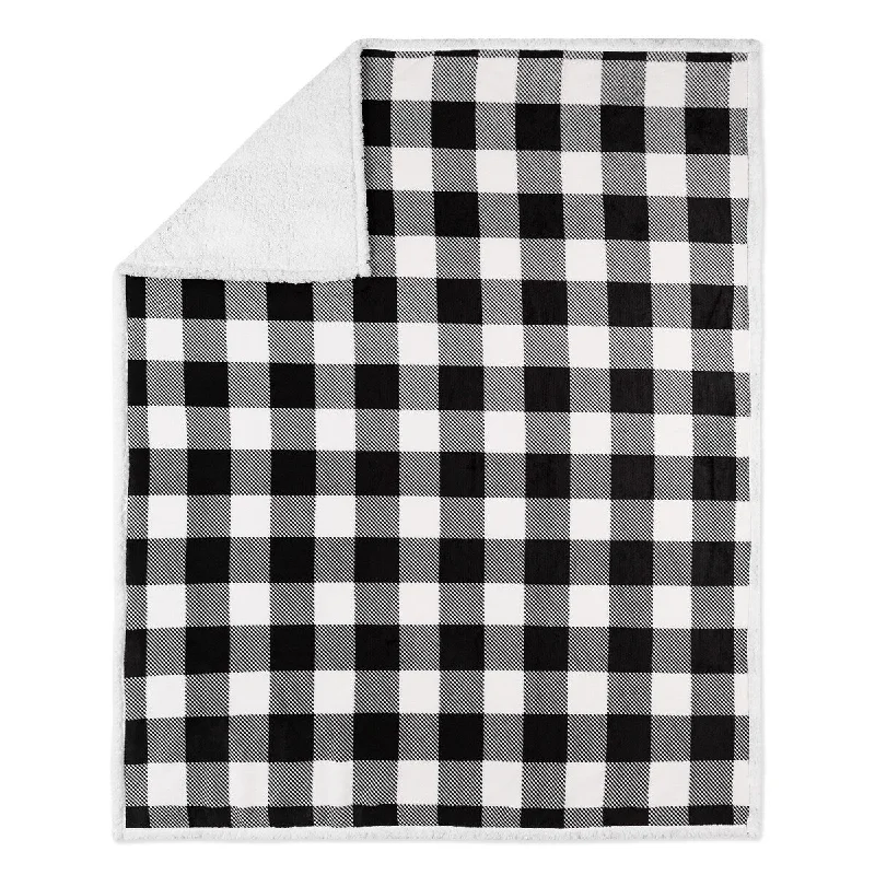 Silk blankets with a smooth and elegant touchCashmere blankets for ultimate softness and luxuryThrow Buffalo Printed Plaid 2PK White And Black Silk blankets with a smooth and elegant touchCashmere blankets for ultimate softness and luxuryThrow Buffalo Printed Plaid 2PK White And Black