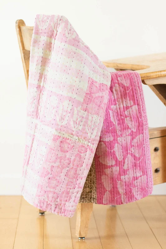 Rayon from bamboo blankets for a silky and breathable feelWool blankets with natural warmth and insulationTiny No. 4 Kantha Mini Blanket Rayon from bamboo blankets for a silky and breathable feelWool blankets with natural warmth and insulationTiny No. 4 Kantha Mini Blanket