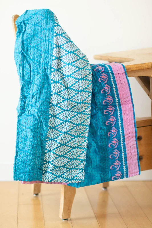 Wool blankets with natural warmth and insulationRayon from bamboo blankets for a silky and breathable feelTreasure No. 4 Kantha Baby Blanket Wool blankets with natural warmth and insulationRayon from bamboo blankets for a silky and breathable feelTreasure No. 4 Kantha Baby Blanket