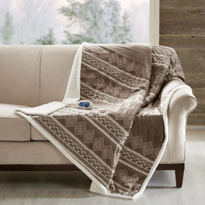 Recycled polyester blankets for an eco - conscious optionAlpaca wool blankets for a hypoallergenic and warm optionWoolrich Anderson Oversized Mink to Berber Heated Throw 2-Color Option Recycled polyester blankets for an eco - conscious optionAlpaca wool blankets for a hypoallergenic and warm optionWoolrich Anderson Oversized Mink to Berber Heated Throw 2-Color Option