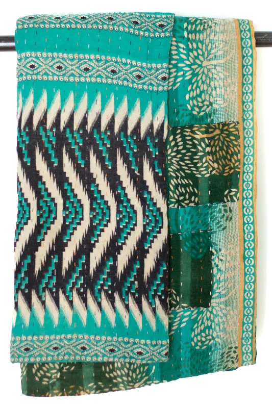Queen - size blankets for standard - sized bedsCashmere blankets for ultimate softness and luxuryWords Kantha Throw Queen - size blankets for standard - sized bedsCashmere blankets for ultimate softness and luxuryWords Kantha Throw