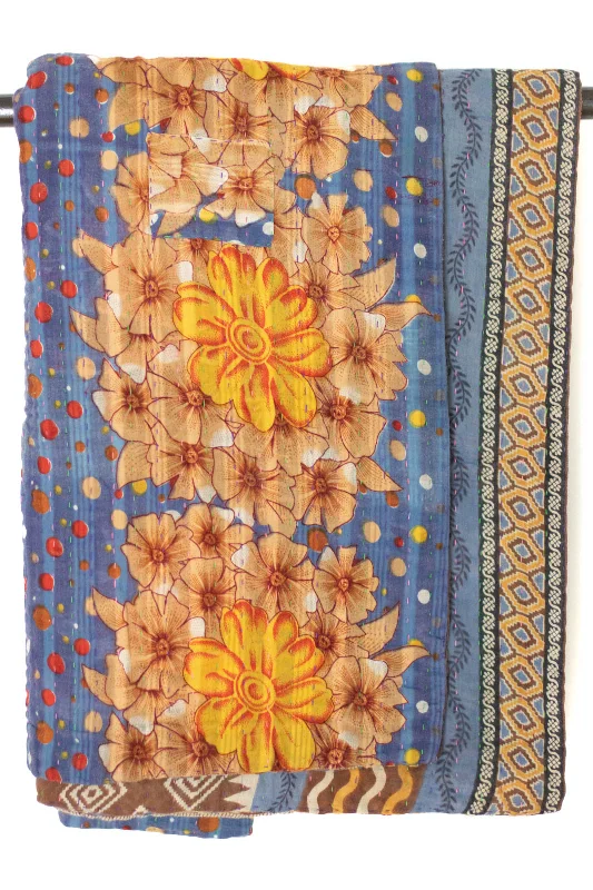 Cotton blankets for breathability and a lightweight feelChenille blankets with a thick and fuzzy textureWriter Kantha Throw Cotton blankets for breathability and a lightweight feelChenille blankets with a thick and fuzzy textureWriter Kantha Throw