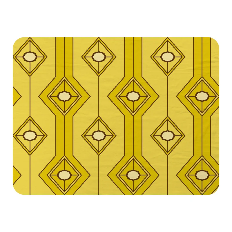 Acrylic blankets for a soft and affordable alternativeRayon from bamboo blankets for a silky and breathable feelYellow Geometric (Blanket) Acrylic blankets for a soft and affordable alternativeRayon from bamboo blankets for a silky and breathable feelYellow Geometric (Blanket)