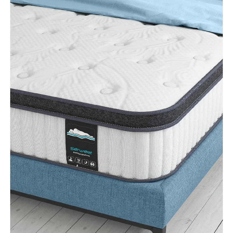 Gel - infused memory foam mattresses for cooler sleepPolyester - foam mattresses for budget - friendly options10-Inch Hybrid Memory Foam Pocket Spring Mattress,Mideum Comfort,For Kid's Room,Guest Room Gel - infused memory foam mattresses for cooler sleepPolyester - foam mattresses for budget - friendly options10-Inch Hybrid Memory Foam Pocket Spring Mattress,Mideum Comfort,For Kid's Room,Guest Room