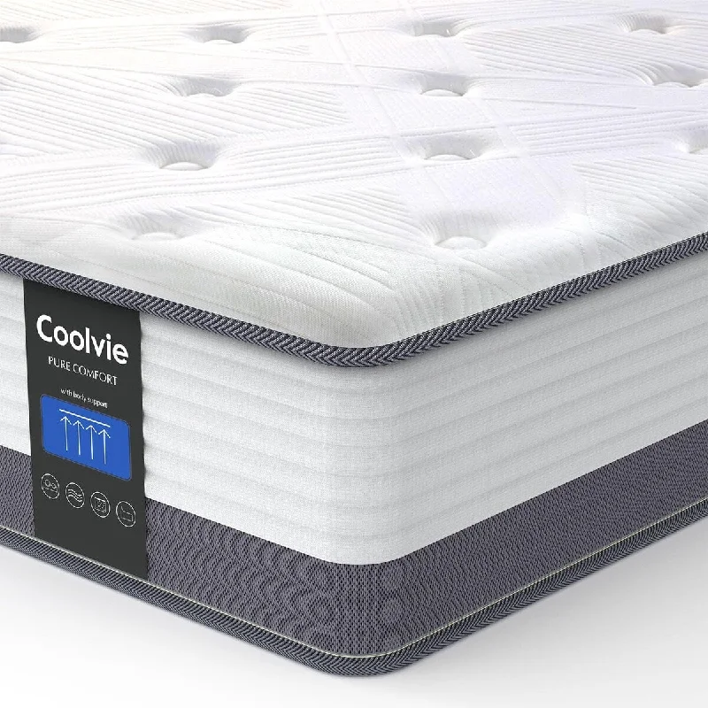 Gel - infused memory foam mattresses for cooler sleepWool - filled mattresses for natural insulation and moisture - wicking10 Inch Twin XL Mattress, Twin XL Hybrid Mattress, Low Motion Transfer & Bed in A Box, Pocketed Coils and Gel Memory Foam Layer Gel - infused memory foam mattresses for cooler sleepWool - filled mattresses for natural insulation and moisture - wicking10 Inch Twin XL Mattress, Twin XL Hybrid Mattress, Low Motion Transfer & Bed in A Box, Pocketed Coils and Gel Memory Foam Layer