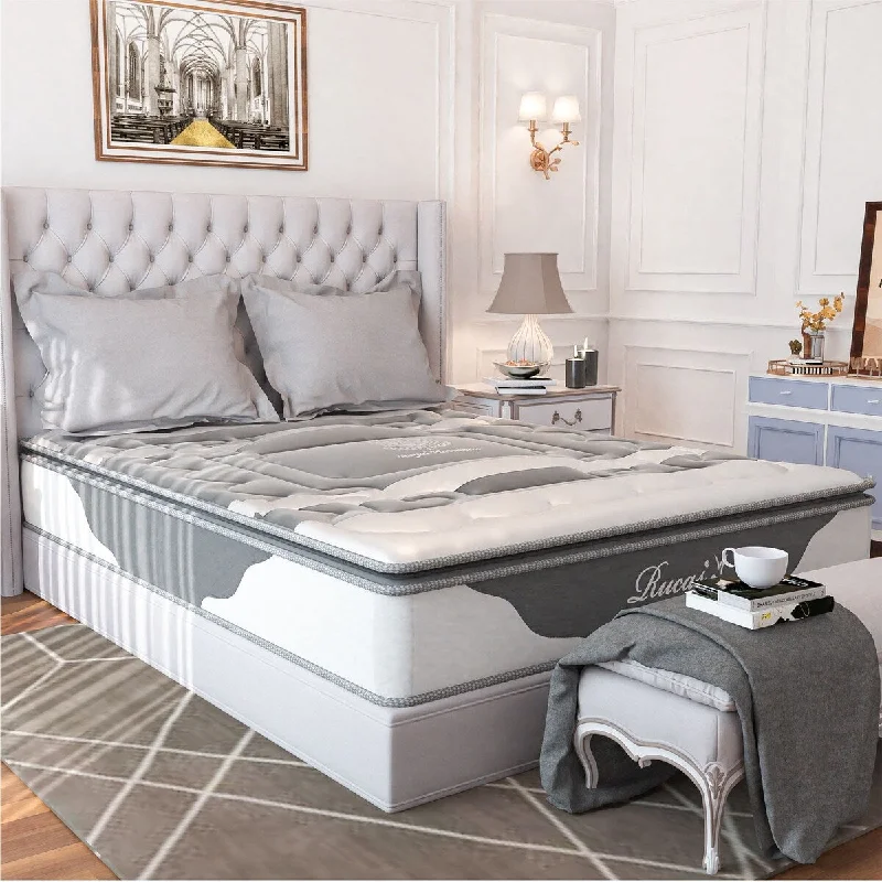 Wool - filled mattresses for natural insulation and moisture - wickingKing - size mattresses for spacious master bedrooms12" Extra Plush Pillow Top Memory Foam 5 Zone Innerspring Mattress Wool - filled mattresses for natural insulation and moisture - wickingKing - size mattresses for spacious master bedrooms12" Extra Plush Pillow Top Memory Foam 5 Zone Innerspring Mattress