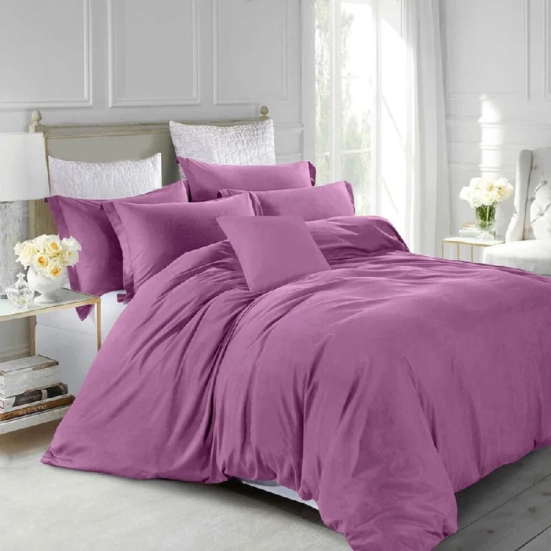 Alpaca wool blankets for a hypoallergenic and warm optionQueen - size blankets for standard - sized beds3pc King Size Duvet Cover With Pillow Shams Bedding Set Purple Alpaca wool blankets for a hypoallergenic and warm optionQueen - size blankets for standard - sized beds3pc King Size Duvet Cover With Pillow Shams Bedding Set Purple