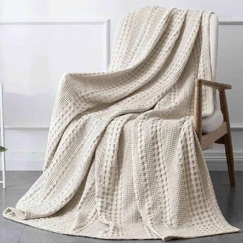 Acrylic blankets for a soft and affordable alternativeSilk blankets with a smooth and elegant touch50" x 60" Throw 100% Cotton Waffle Weave Throw Blanket Natural Acrylic blankets for a soft and affordable alternativeSilk blankets with a smooth and elegant touch50" x 60" Throw 100% Cotton Waffle Weave Throw Blanket Natural