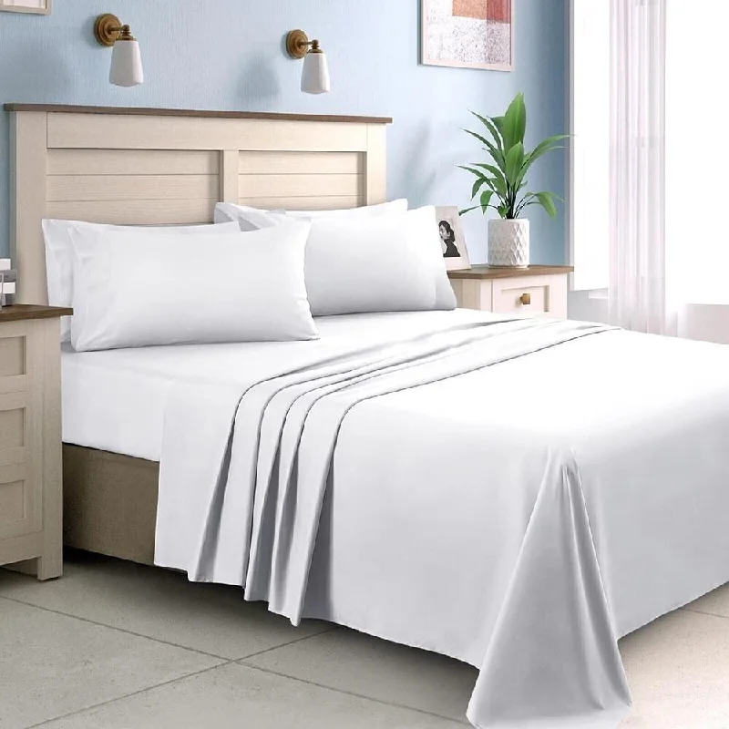 King - size blankets to cover large beds comfortablyLinen blankets with a rustic and textured look6pc Queen Size Bed Sheets Set Extra Soft Brushed Microfiber White King - size blankets to cover large beds comfortablyLinen blankets with a rustic and textured look6pc Queen Size Bed Sheets Set Extra Soft Brushed Microfiber White