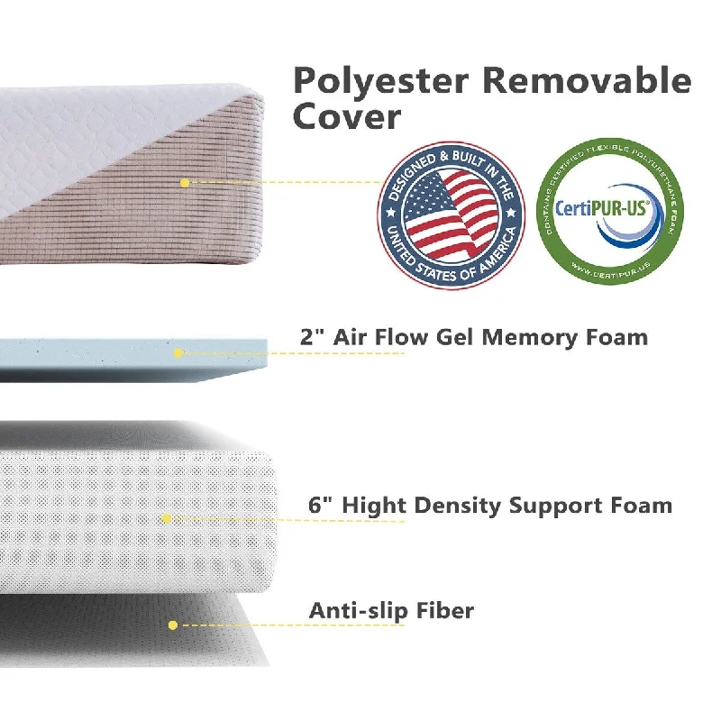 Innerspring mattresses with coil counts for supportWool - filled mattresses for natural insulation and moisture - wicking8 inch Gel Memory Foam Mattress, Innerspring mattresses with coil counts for supportWool - filled mattresses for natural insulation and moisture - wicking8 inch Gel Memory Foam Mattress,