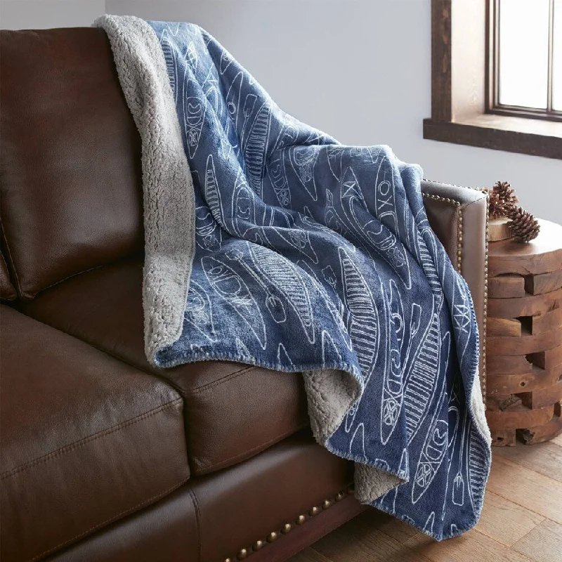 Mohair blankets with a unique sheen and softnessSynthetic fiber blend blankets for a budget - friendly choiceAmerican Outdoorsman Kayak Throw Mohair blankets with a unique sheen and softnessSynthetic fiber blend blankets for a budget - friendly choiceAmerican Outdoorsman Kayak Throw