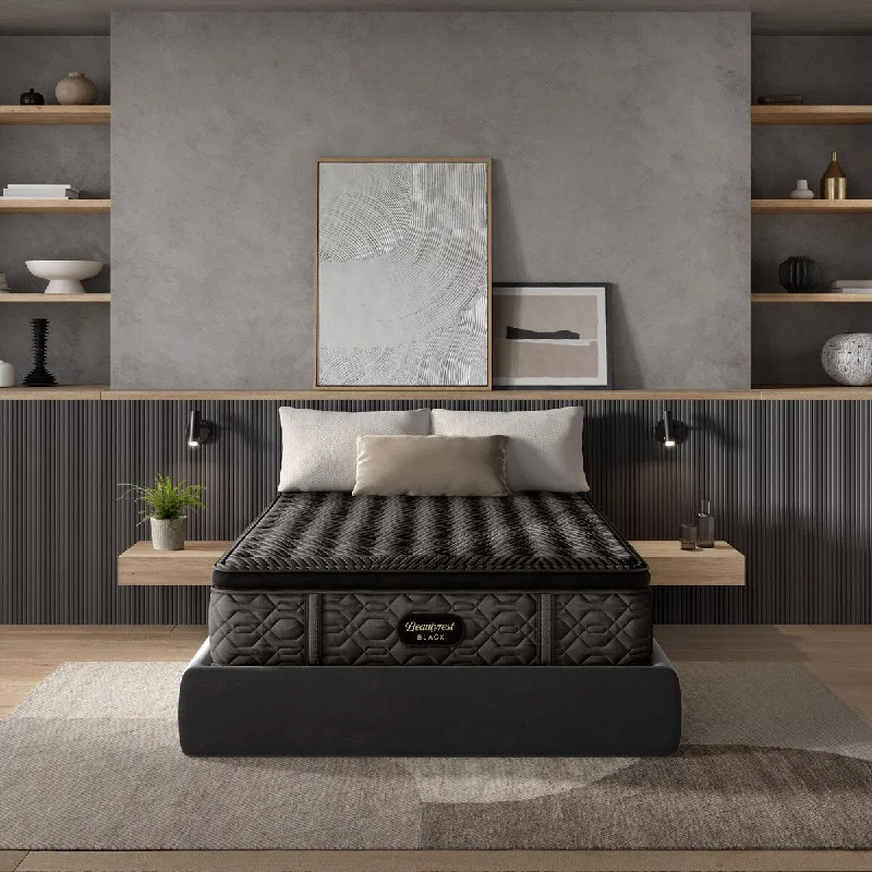 Queen - size mattresses for couples and standard bedroomsBamboo - charcoal infused mattresses for odor absorptionBeautyrest Black Series One 14.75" Medium Pillow Top Mattress Set