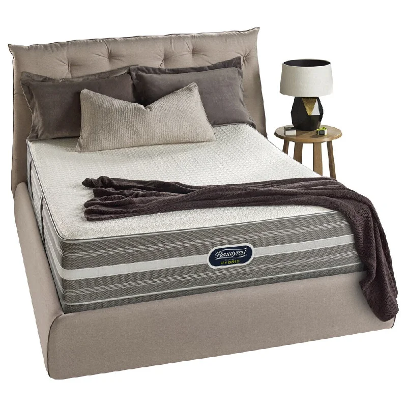 Latex mattresses with natural bounce and breathabilityInnerspring mattresses with coil counts for supportBeautyrest Hybrid Gibson Circle Luxury Firm Cal King-size Mattress Set Latex mattresses with natural bounce and breathabilityInnerspring mattresses with coil counts for supportBeautyrest Hybrid Gibson Circle Luxury Firm Cal King-size Mattress Set