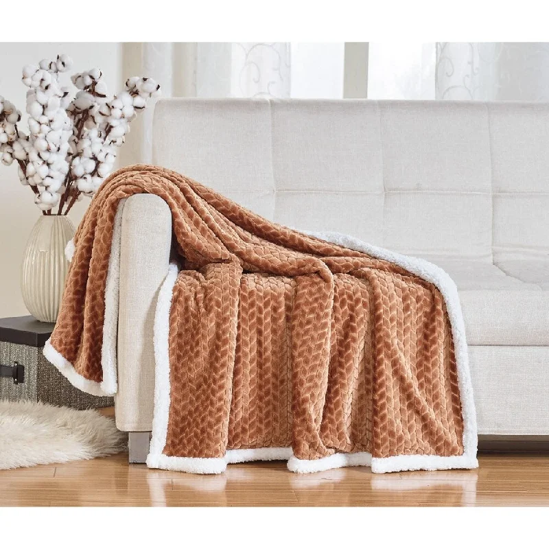 Chenille blankets with a thick and fuzzy textureLinen blankets with a rustic and textured lookBraided Sherpa Throw Mocha Chenille blankets with a thick and fuzzy textureLinen blankets with a rustic and textured lookBraided Sherpa Throw Mocha
