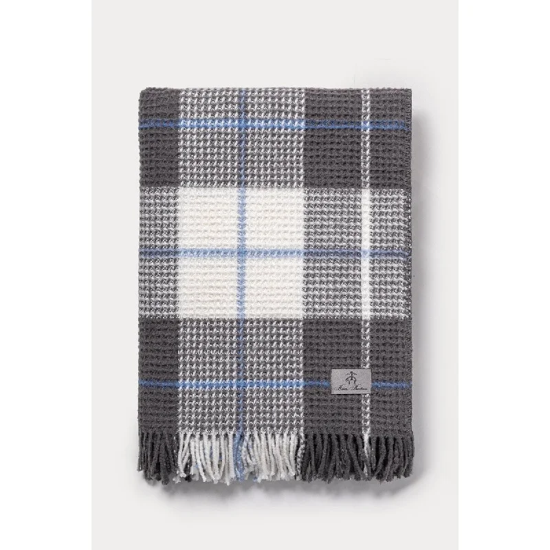 Wool blankets with natural warmth and insulationKing - size blankets to cover large beds comfortablyBrooks Brothers Leo Throw Wool blankets with natural warmth and insulationKing - size blankets to cover large beds comfortablyBrooks Brothers Leo Throw