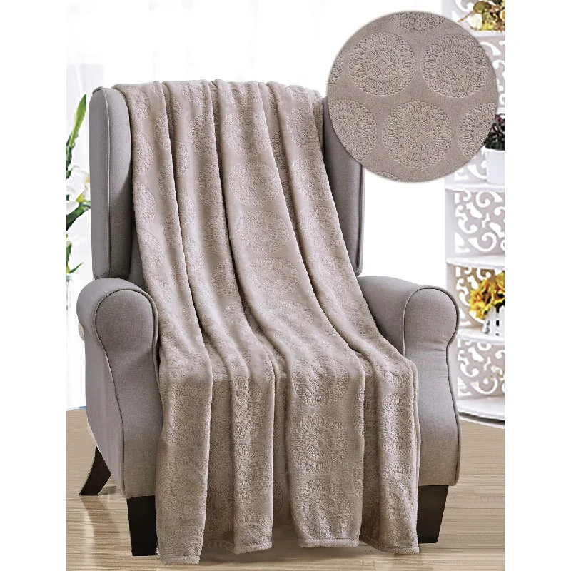 Chenille blankets with a thick and fuzzy textureMohair blankets with a unique sheen and softnessCaesar Collection Throws Taupe