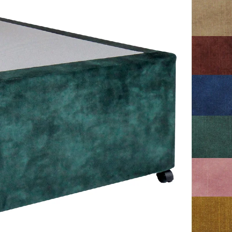 Memory foam mattresses for pressure relief and contouringInnerspring mattresses with coil counts for supportDeep Sprung Divan Base - Velvet Range - Single Memory foam mattresses for pressure relief and contouringInnerspring mattresses with coil counts for supportDeep Sprung Divan Base - Velvet Range - Single