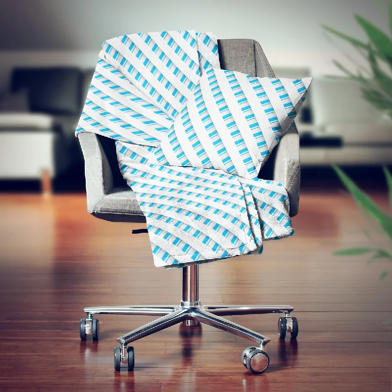 Recycled polyester blankets for an eco - conscious optionCashmere blankets for ultimate softness and luxuryDesignart' 3D White And Blue Pattern VI' Modern Throw Blanket - 71x59 Recycled polyester blankets for an eco - conscious optionCashmere blankets for ultimate softness and luxuryDesignart' 3D White And Blue Pattern VI' Modern Throw Blanket - 71x59