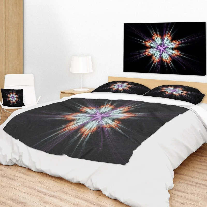 Queen - size blankets for standard - sized bedsRayon from bamboo blankets for a silky and breathable feelDesignart 'Abstract Flowers on Black Background' Flower Throw Blanket Queen - size blankets for standard - sized bedsRayon from bamboo blankets for a silky and breathable feelDesignart 'Abstract Flowers on Black Background' Flower Throw Blanket