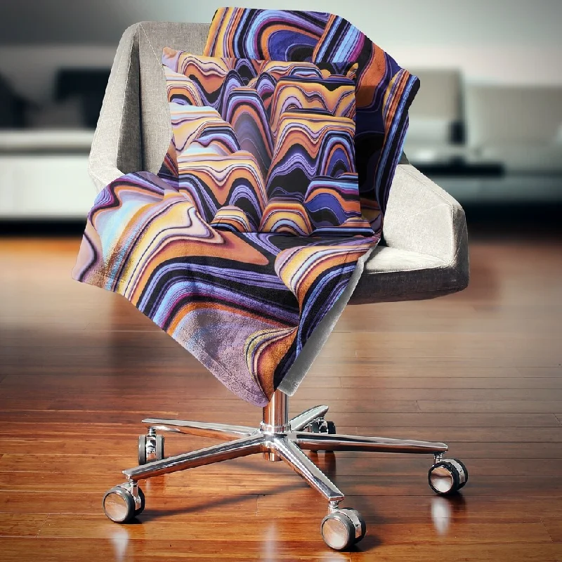 Chenille blankets with a thick and fuzzy textureMicrofiber blankets that are durable and easy to care forDesignart 'Abstract Mountains 3D Texture' Abstract Throw Blanket Chenille blankets with a thick and fuzzy textureMicrofiber blankets that are durable and easy to care forDesignart 'Abstract Mountains 3D Texture' Abstract Throw Blanket