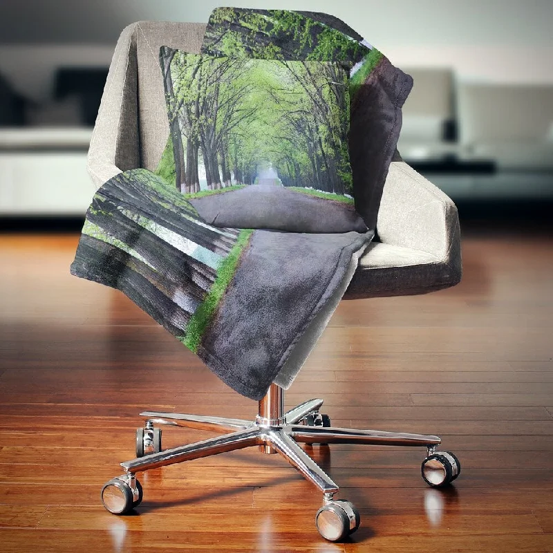 Rayon from bamboo blankets for a silky and breathable feelCashmere blankets for ultimate softness and luxuryDesignart 'Arched Trees Over Country Road' Landscape Photography Throw Blanket Rayon from bamboo blankets for a silky and breathable feelCashmere blankets for ultimate softness and luxuryDesignart 'Arched Trees Over Country Road' Landscape Photography Throw Blanket