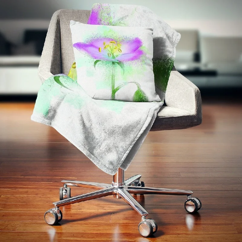 Cashmere blankets for ultimate softness and luxuryCashmere blankets for ultimate softness and luxuryDesignart 'Beautiful Purple Watercolor Flower' Floral Throw Blanket Cashmere blankets for ultimate softness and luxuryCashmere blankets for ultimate softness and luxuryDesignart 'Beautiful Purple Watercolor Flower' Floral Throw Blanket
