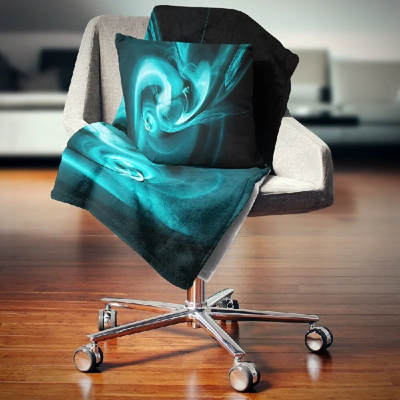 Fleece blankets for a cozy and plush textureMicrofiber blankets that are durable and easy to care forDesignart 'Blue Colored Smoke Pattern' Abstract Throw Blanket Fleece blankets for a cozy and plush textureMicrofiber blankets that are durable and easy to care forDesignart 'Blue Colored Smoke Pattern' Abstract Throw Blanket